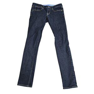 Gap 1969 Always Skinny Jeans Womens 28/6 Blue Dark Wash Mid Rise Stretch Denim